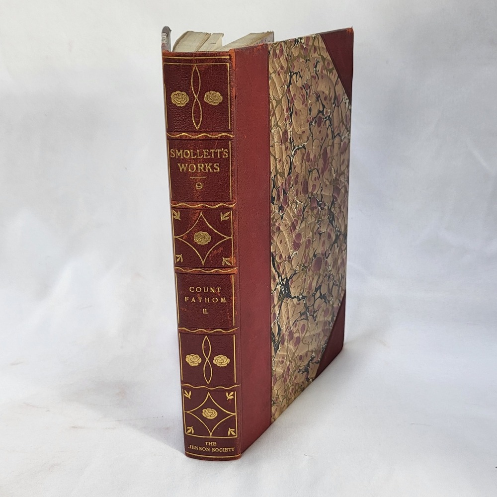 1905 Tobias Smollett Count Fathom Vol 9 Jenson Society Limited Ed 467/1000